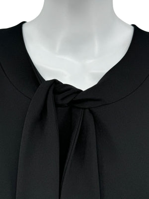 Pamella Roland Black Embellished Hem Dress – Large
