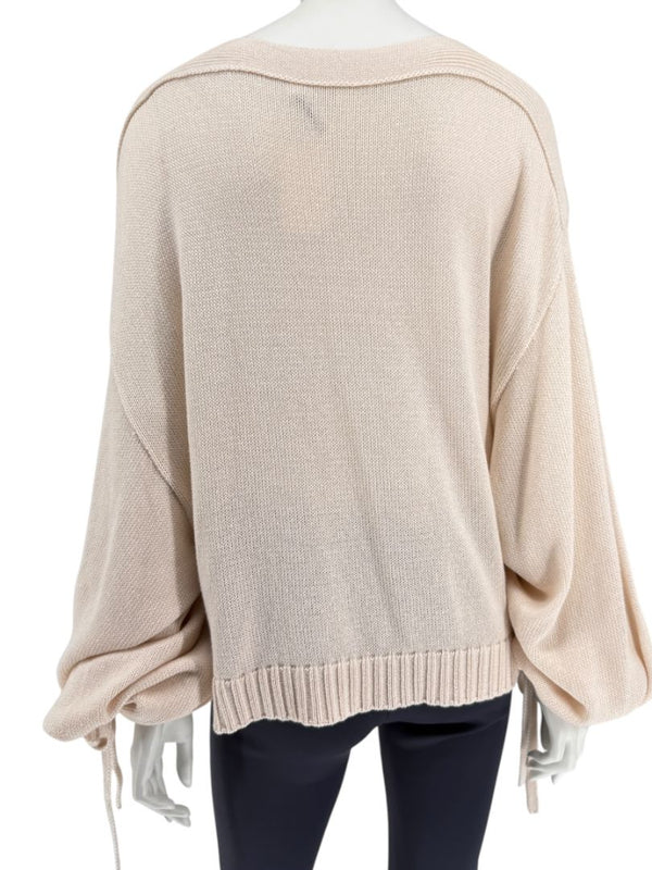 Jil Sander Blush Knit Pullover Sweater – Size S