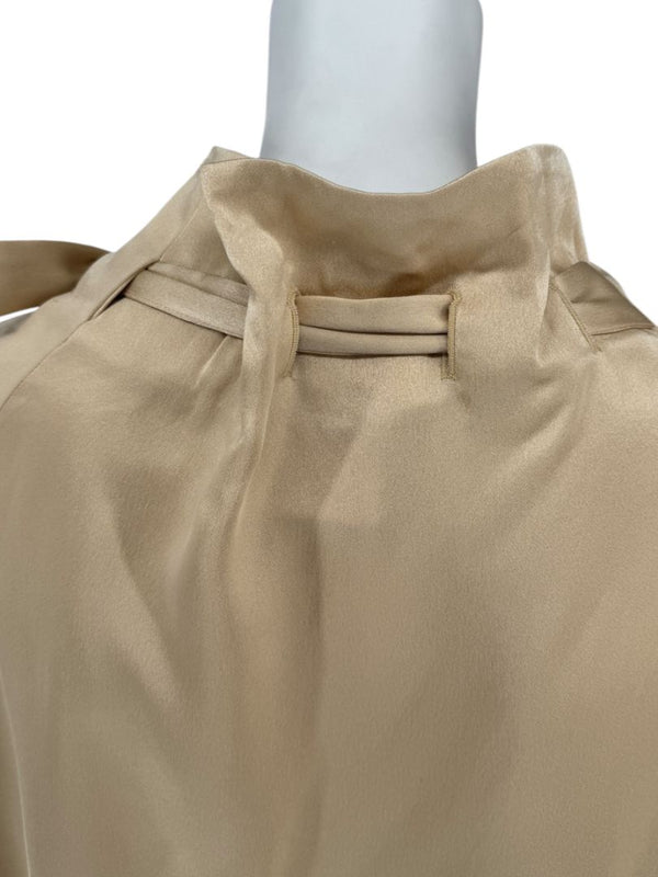 Rosetta Getty Champagne Satin Blouse – Size 6
