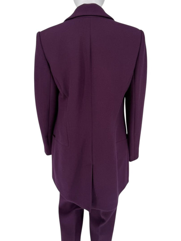 Pamella Roland Plum Tailored Pant Suit – L/XL