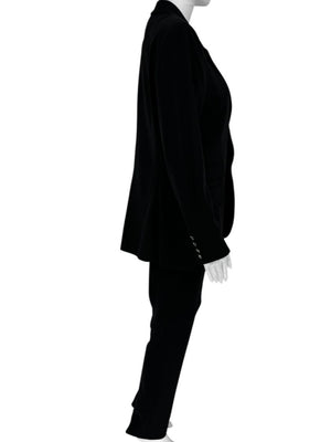 Ralph Lauren Purple Label Black Wool Pant Suit – Size 12