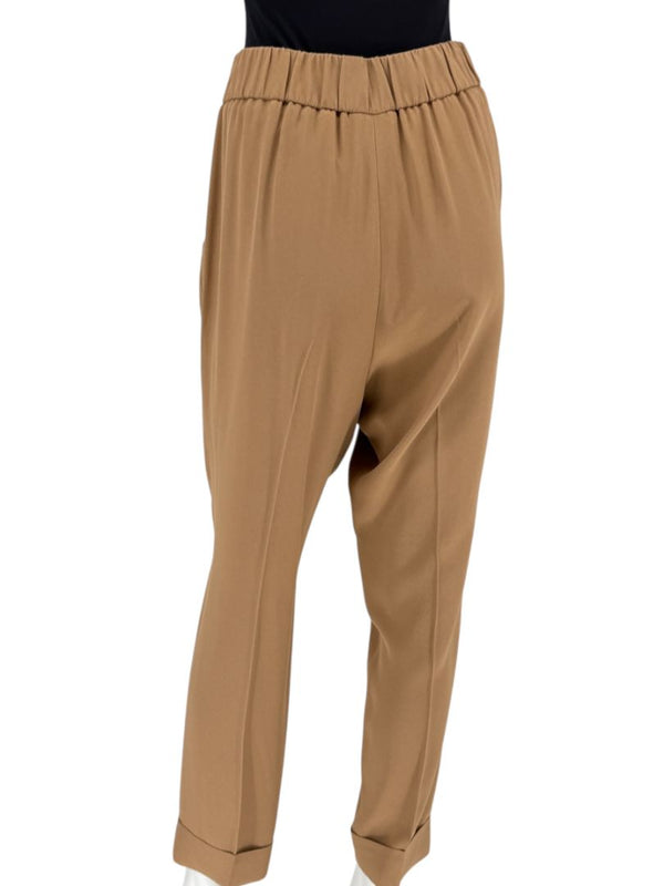 Akris Camel Cropped Trousers – Size US 10 / IT 46