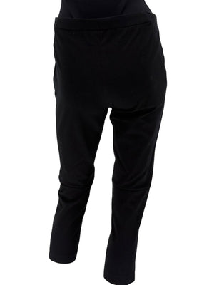 Brunello Cucinelli Black Cropped Stretch Cotton Trousers – Size US 10 / IT 46