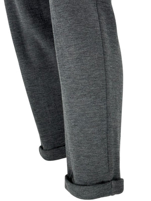 Brunello Cucinelli Grey Cotton-Silk Blend Knit Jogger Pants - Size L