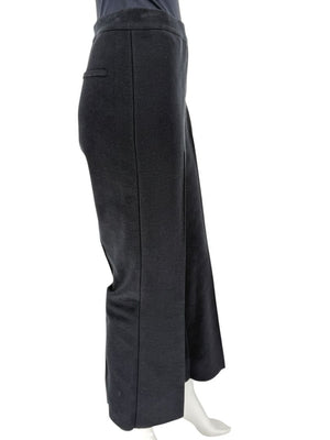 High Sport Black Cotton-Blend Kick Cropped Pants – Size L- NWT