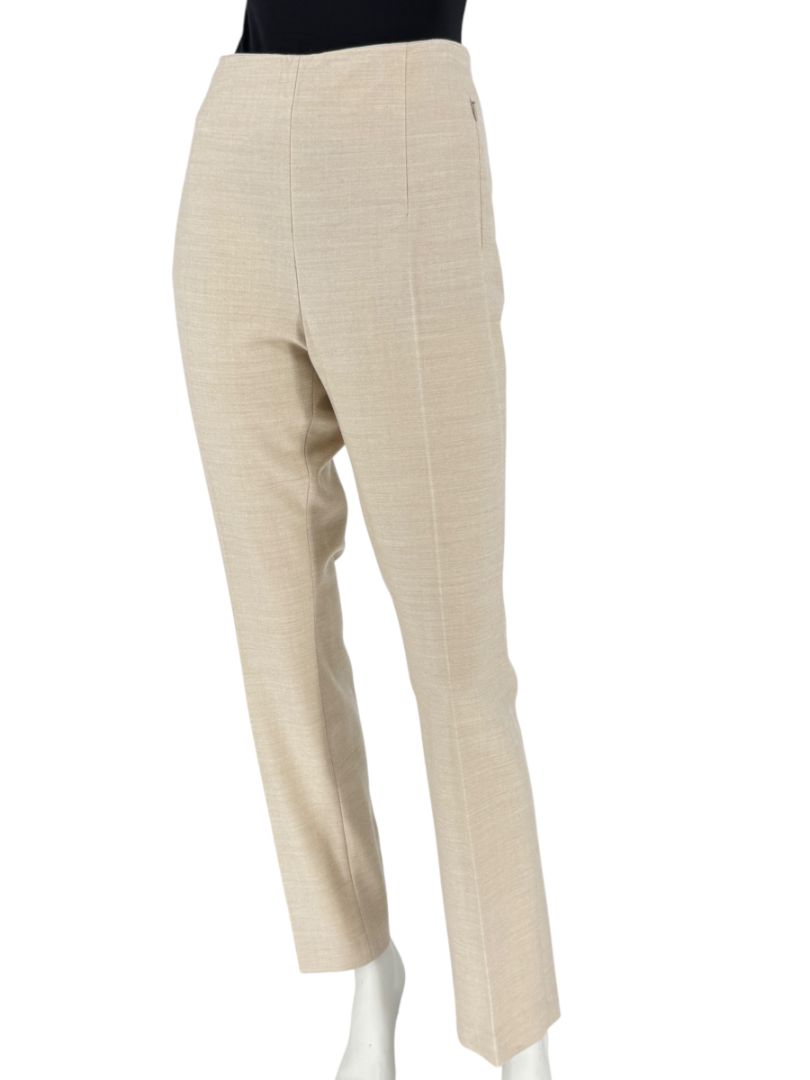 Akris Beige Wool Slim Trousers – Size IT 44 (US 10)