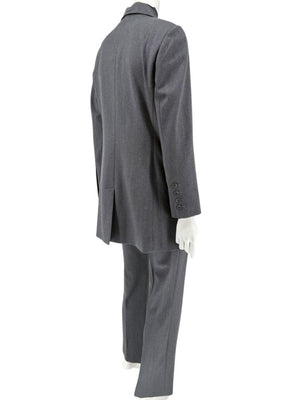 Pamella Roland Charcoal Grey Tailored Pantsuit – Large