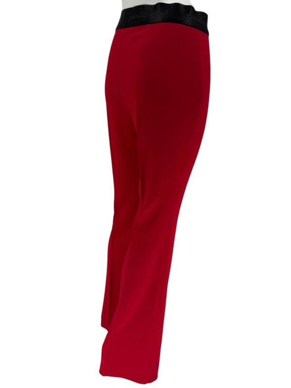 Pamella Roland Red Open Front Blazer & Trouser Set – Large