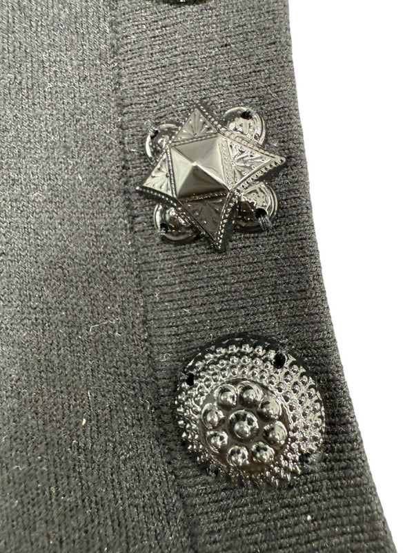 Burberry London Black Embellished Silk-Blend Sweater – Size L