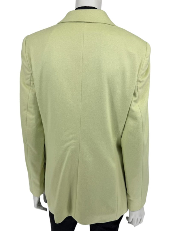 Escada Margaretha Ley Light Pistachio Double-Breasted Blazer – Size 44 (DE)