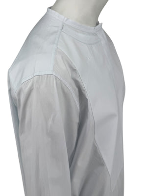 Celine Clean-Line Pale Blue Cotton Shirt with Concealed Placket – FR 42