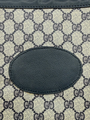 Gucci Vintage GG Canvas &  Leather Champagne Bottle Carrier – Made in Italy