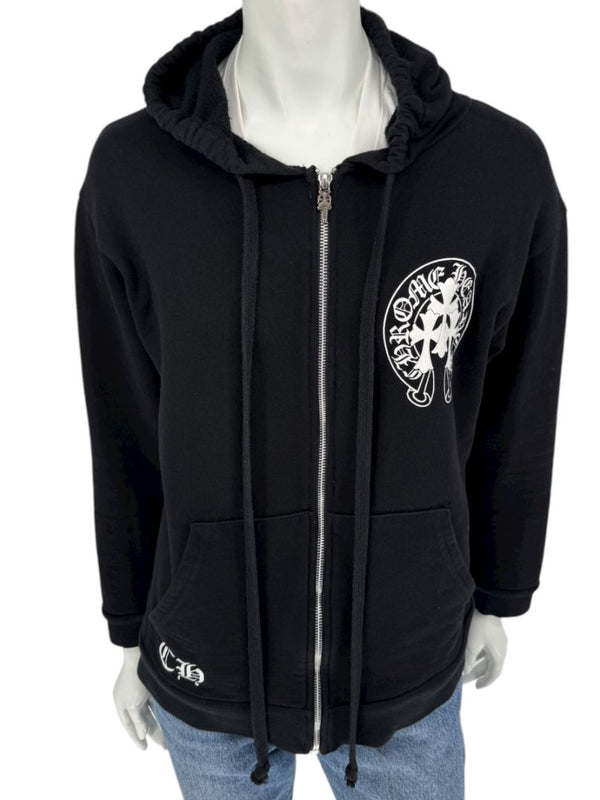 Chrome Hearts Black Zip Hoodie – Size M (Men's)