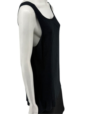 Oscar de la Renta Black Knit Sleeveless Tunic – Size L