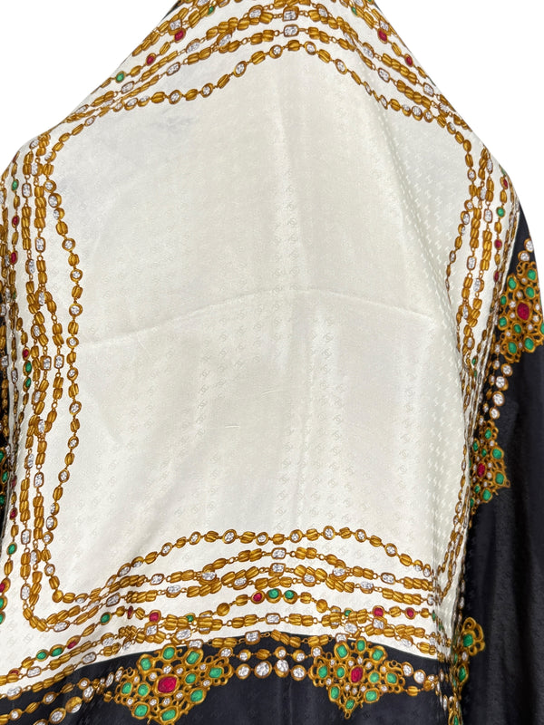 Chanel Vintage Jewel Motif Silk Scarf with
