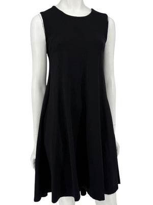 Diane von Furstenberg Sleeveless A-Line Knit Dress – Black - Size 0