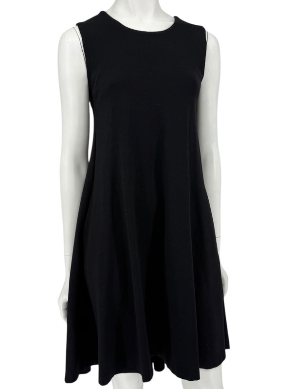 Diane von Furstenberg Sleeveless A-Line Knit Dress – Black - Size 0