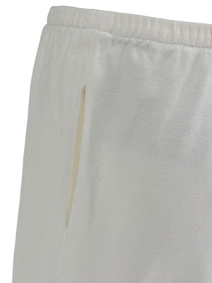 Shamask White Elastic-Waist Pants – Size 2X