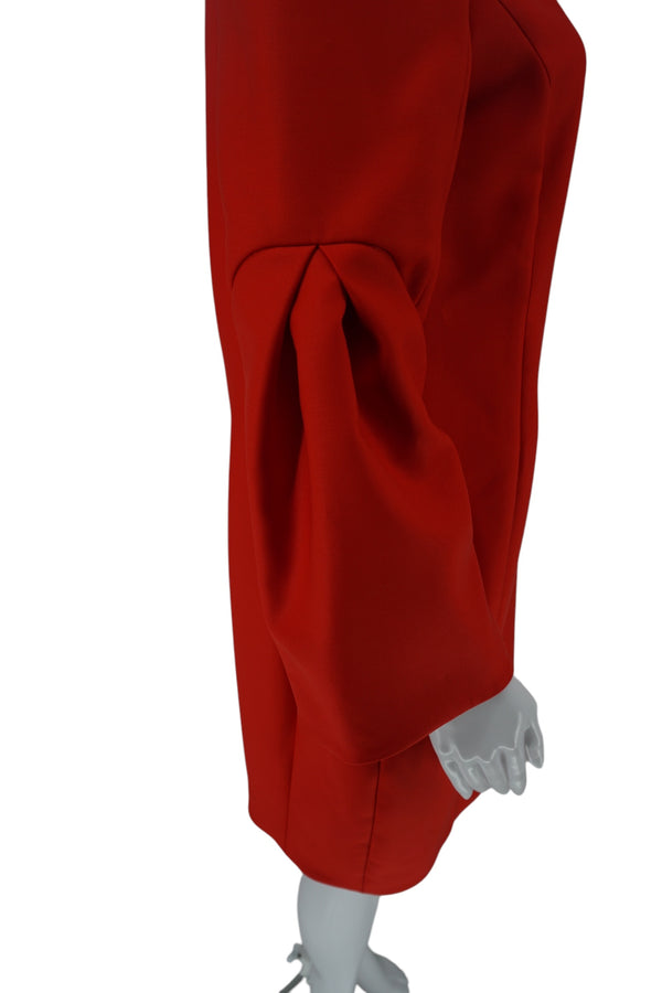 Christian Dior Red Bell Cuff Dress Size 42- NWT