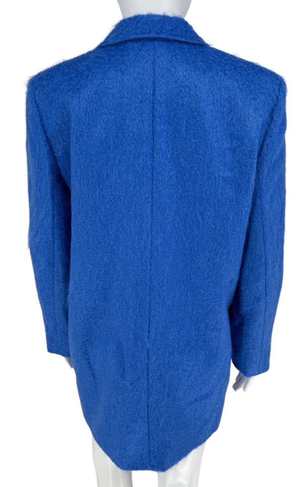 Max Mara Mohair Cobalt Blue Blazer New w/ Tags - Size 6