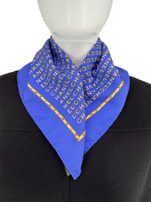 Chanel Logo Chain Link Scarf