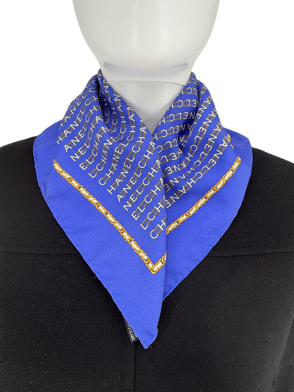 Chanel Logo Chain Link Scarf