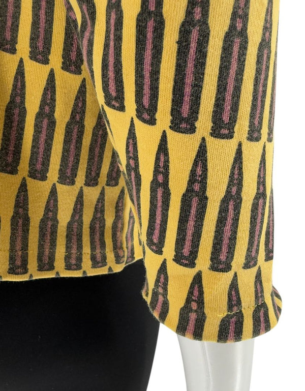 Stephen Sprouse Bullet Print Turtleneck Top – Size M (Good Condition)