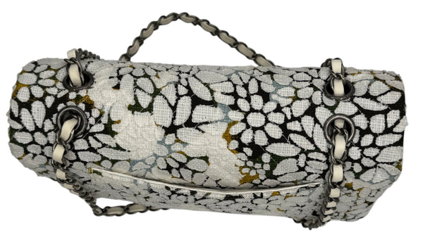 Chanel Double Flap Limited Edition Floral Tweed