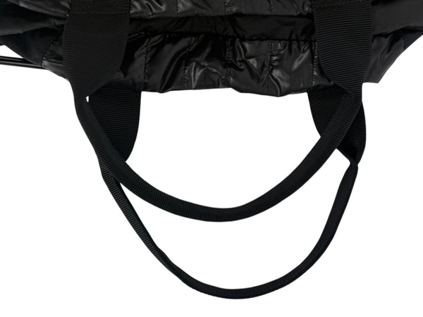Chanel Black Slouchy Nylon Tote bag with Chain *Brand New*