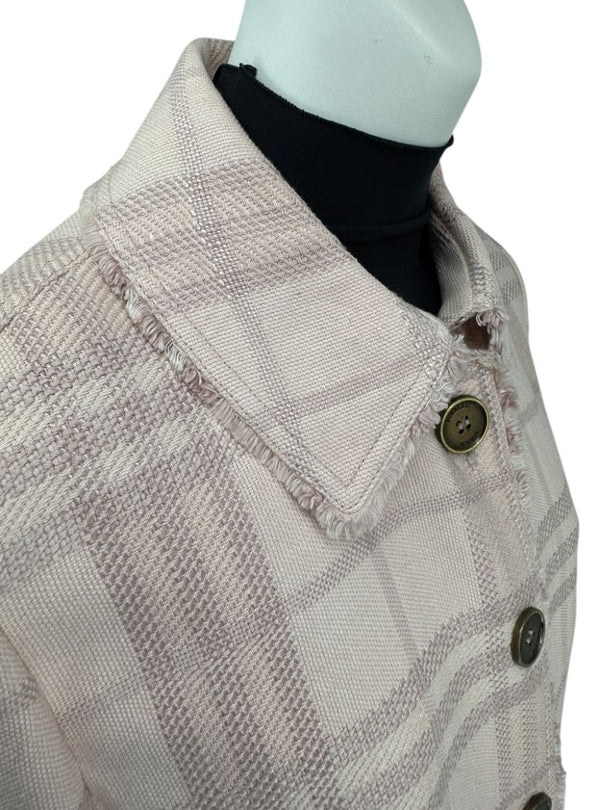 Burberry Plaid Print Blazer NWT - Size 10