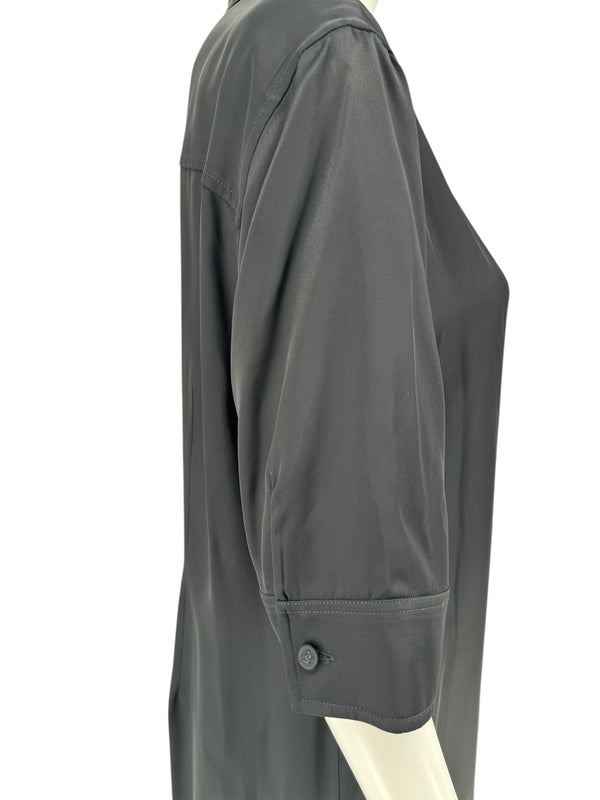 Jil Sander - Shirt Dress in Black NWT - Size 42
