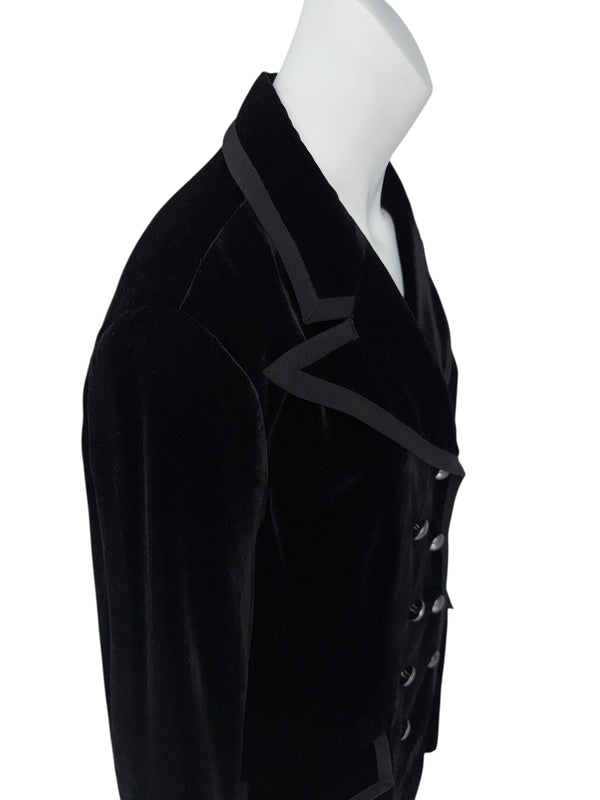 Armani Collezioni Black Velvet Pantsuit – IT 48 / US 12