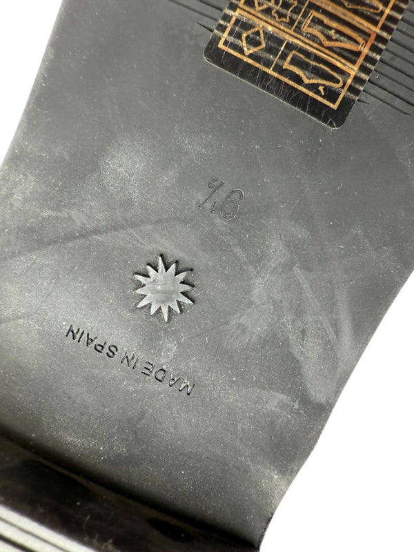 Stuart Weitzman 50/50 Over-the-Knee Boots in Black Patent Leather – Size 9.5