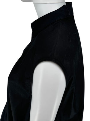 Paco Rabanne Sleeveless High-Low Cinch Hem Shirt - Size 40 FR