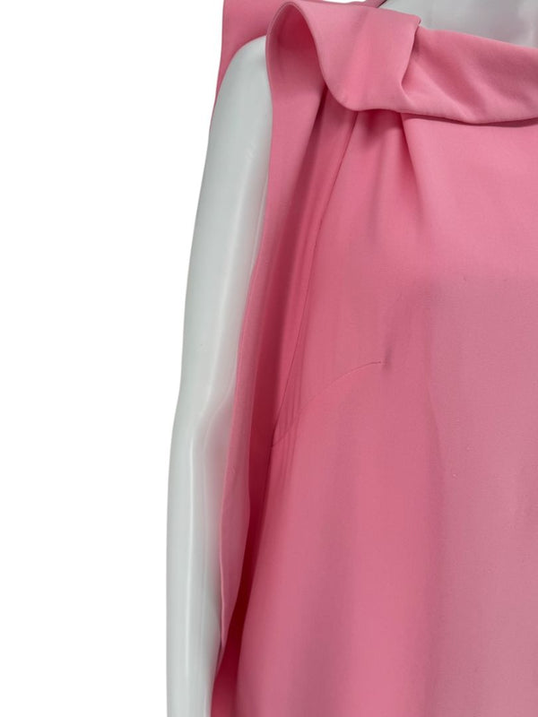 Valentino Ruffle Side Sleeveless Mini with laying collar and side button - Size 12