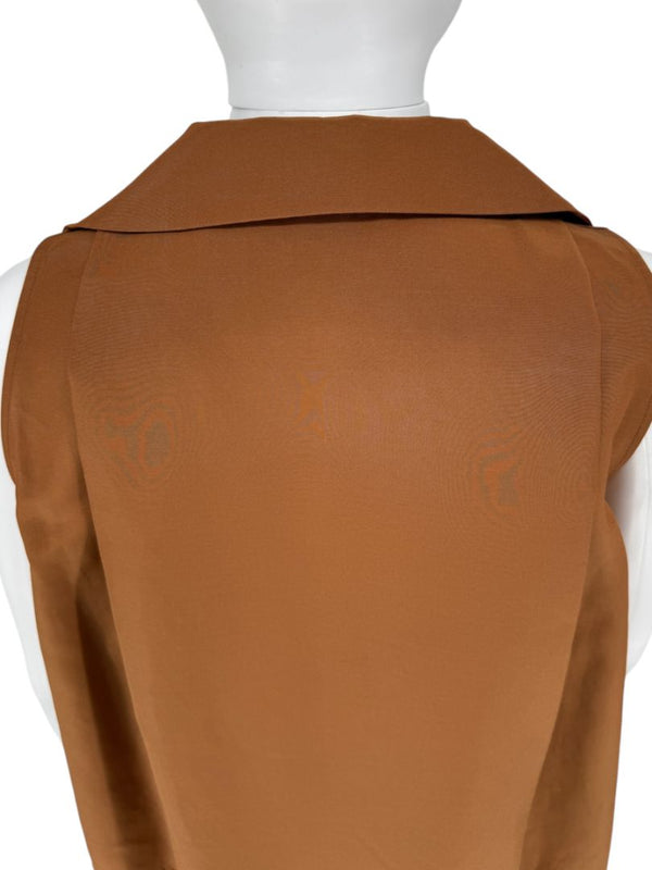 CO Sleeveless Rust Popover Tunic – Size XS