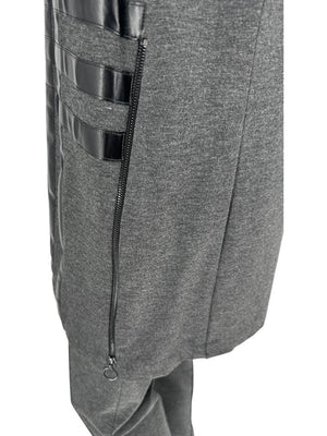 Akris Punto Charcoal Grey Sleeveless Tunic & Tapered Pants Set – Size 10