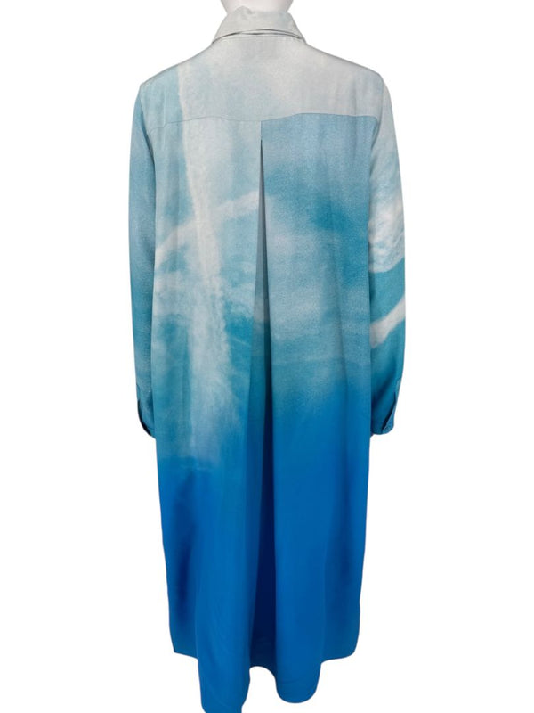 A-K-R-I-S- Cloud Print Silk Tunic Dress – Size 10