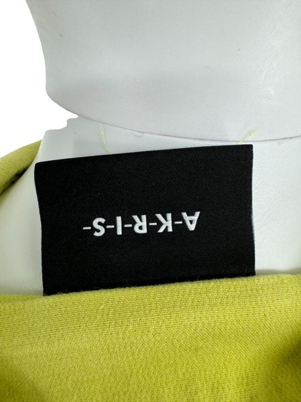 A-K-R-I-S- Lime Snap-Front Polo Dress - Size 10
