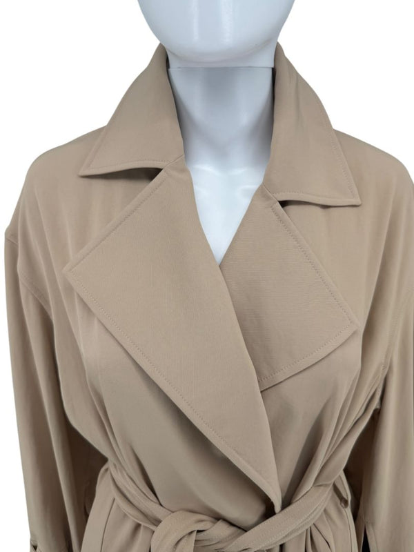 Victoria Beckham Camel Belted Trench Coat – Size US 6 / UK 10 / FR 38 / IT 42