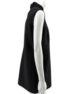 Loro Piana Black Virgin Wool Sleeveless Mini Dress – Size IT 46