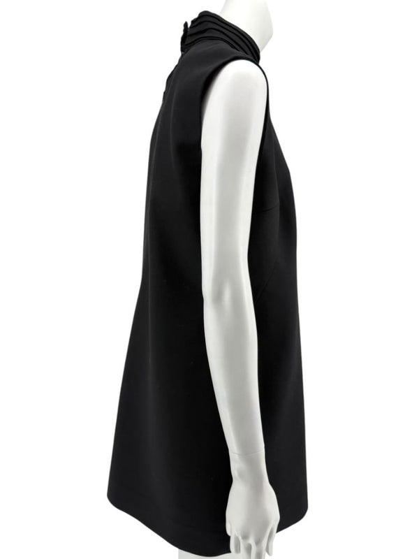 Loro Piana Black Virgin Wool Sleeveless Mini Dress – Size IT 46