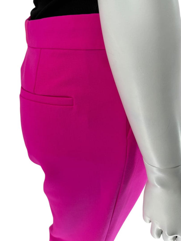 Victoria Victoria Beckham Fuchsia Wool-Blend Tailored Trousers – Size US 10