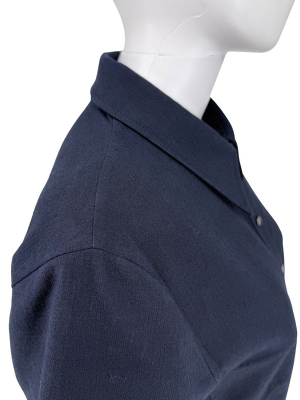 Akris Navy Short Sleeve Polo Dress – Size US 10