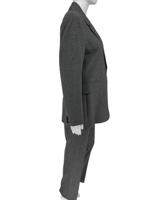 Gabriela Hearst Charcoal 100% Wool Pantsuit – Size 44