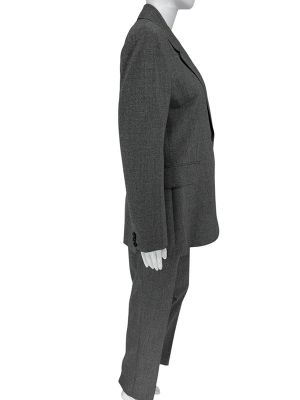 Gabriela Hearst Charcoal 100% Wool Pantsuit – Size 44