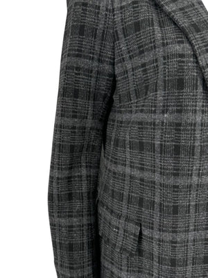 A-K-R-I-S Punto Charcoal Glen Plaid Blazer & Pants Set – Size 10
