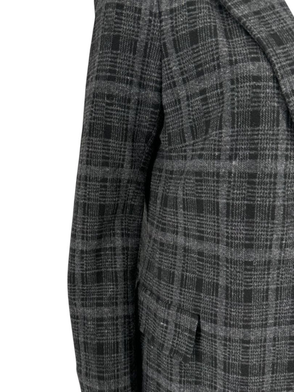 A-K-R-I-S Punto Charcoal Glen Plaid Blazer & Pants Set – Size 10
