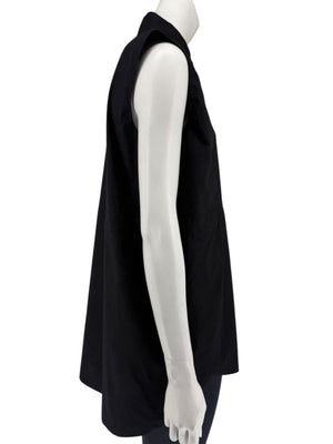 Marni Black Cotton Sleeveless Button-Front Shirt – Size IT 42