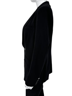 Ralph Lauren Purple Label Black Wool Pant Suit – Size 12